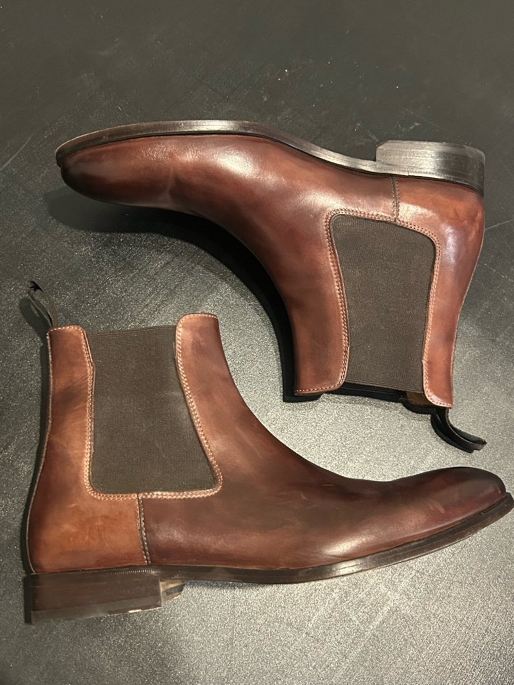 Ace Marks Chelsea Antique Brown Boot - Picture 2 of 5